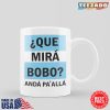 Funny Lionel Messi Mug, Argentina Que Mira Bobo World Cup Qatar 2022 Mug, Que Mira Bobo Mug Messi, Argentina Football Mug