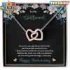 To My Girlfriend, Valentine Necklace For Girlfriend, You Were, Are, And Always Will Be The Most Beautiful Woman For Me