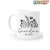 Mother’s Day Mug Custom Mug Floral Grandma Est Creative Meaningful Mug For Mother’s Day