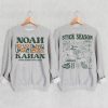 Noah Kahan Tour Shirt Vintage 2 Sides Stick Season Tour 2023 Sweatshirt, Noah Kahan Stick Season 2023 Tour